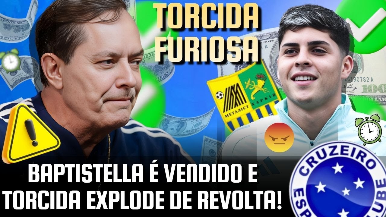 URGENTE: BAPTISTELLA É VENDIDO POR MIXARIA E TORCIDA EXPLODE DE REVOLTA! | DIRETORIA MUITO COBRADA