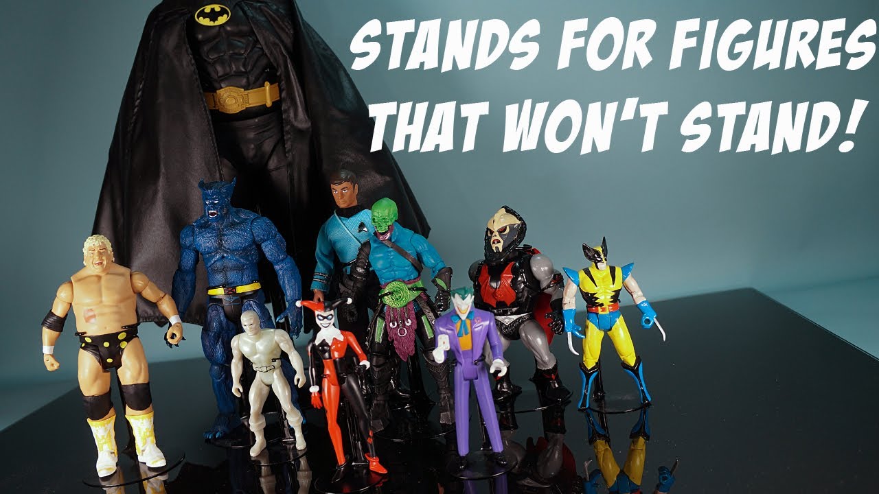 Stands For Figures That Can't Neca 1/4 Scale JLU MOTU Secret Wars Action Figure Doll Stand Mego