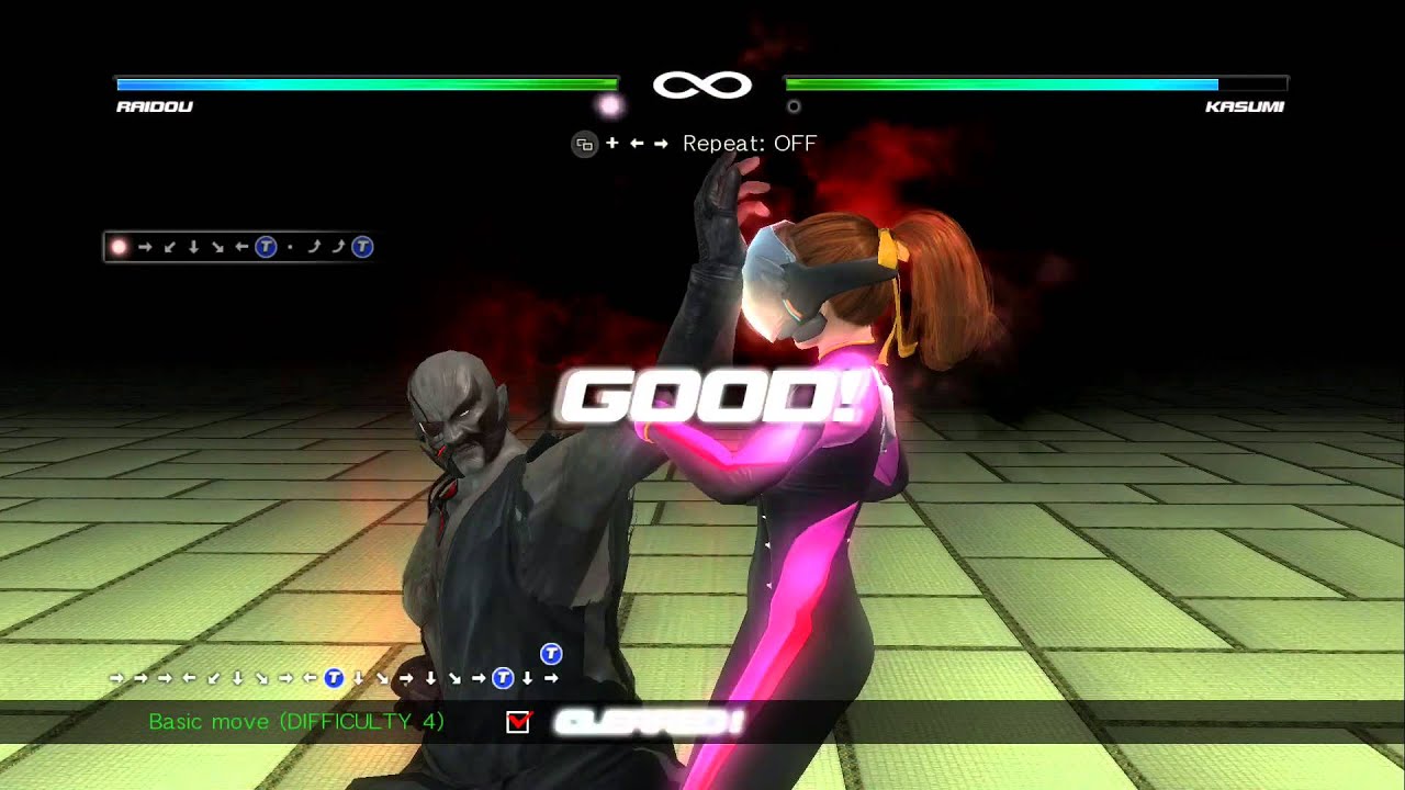 Dead or Alive 5: Last Round - Raidou Combo Challenge [60 FPS]