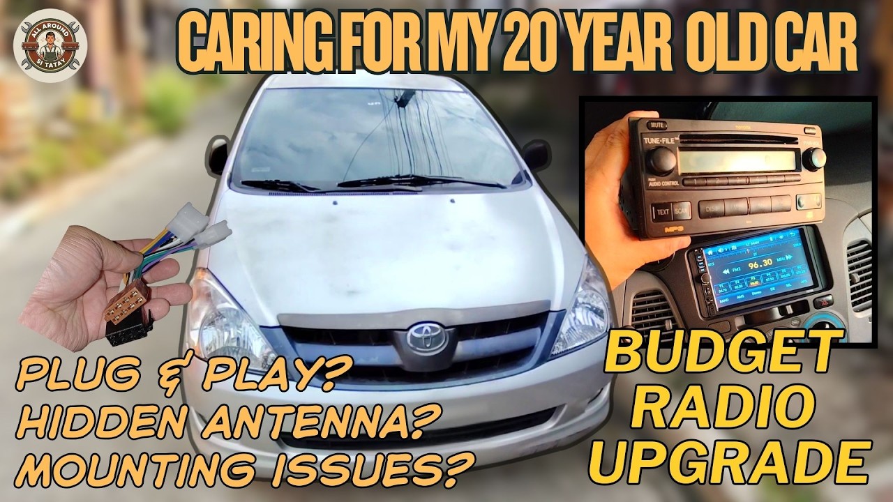 Caring for My 20-Year-Old Toyota Innova (2006) | 7018B Budget Head Unit Upgrade