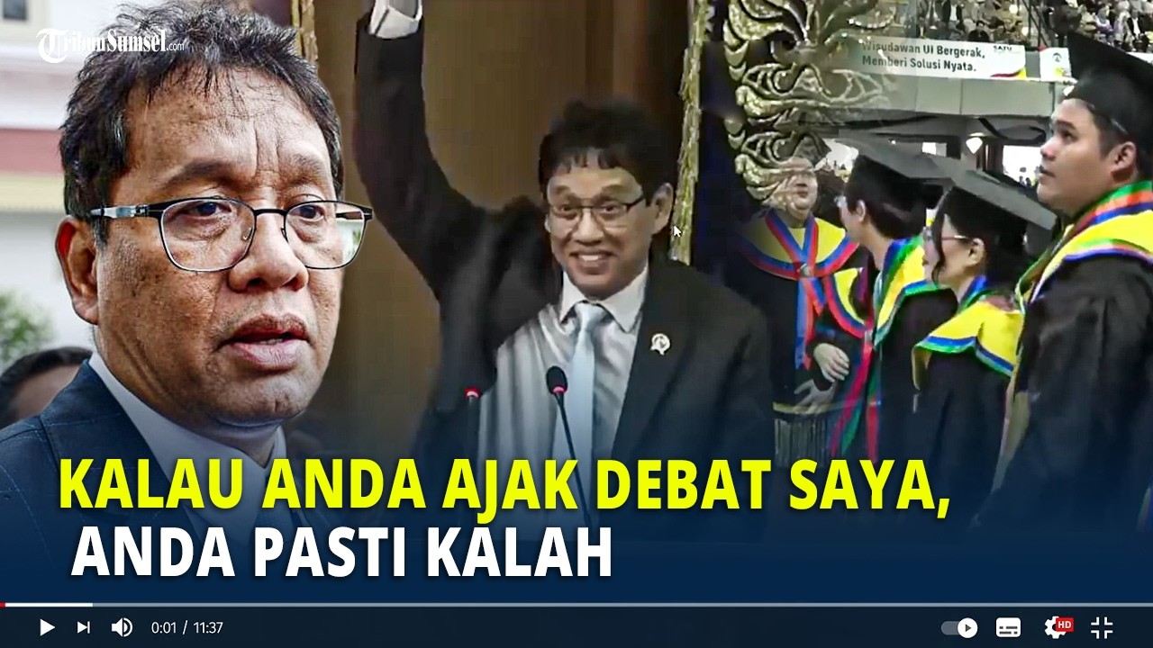 Riuh Purbaya Mengaku Takut Pidato di Wisuda UI: Cari Anggota BEM yang Demo