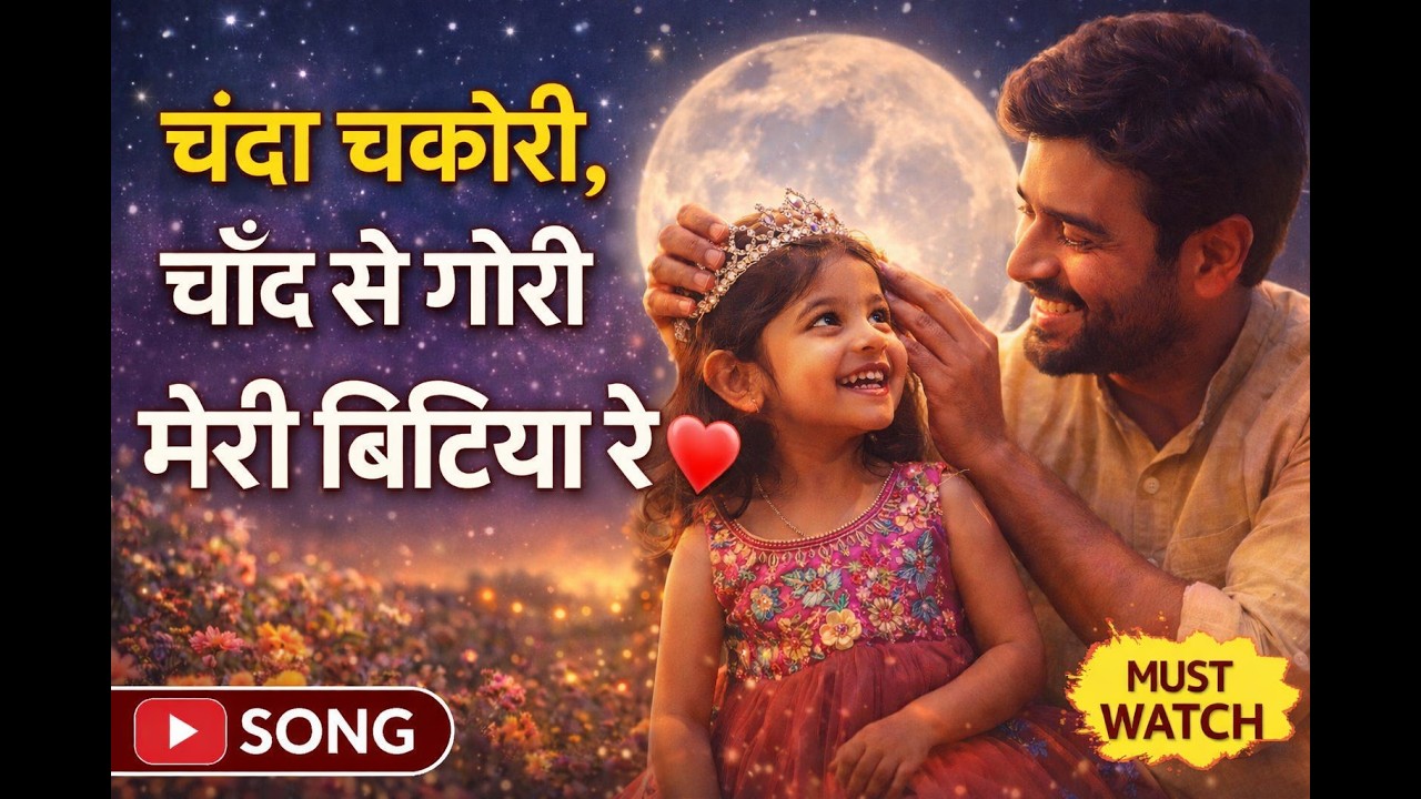 चाँद से गोरी मेरी बिटिया रे ❤️ | Emotional Father Daughter Song | Chanda Chakori Song | Beti Song 26