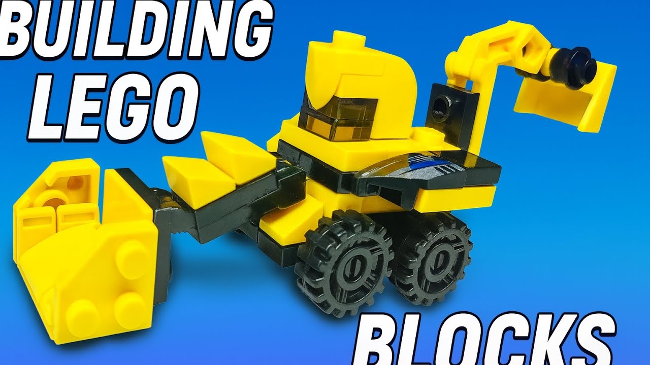 Building construction vehicle with Lego bricks | Satisfying DIY video 
