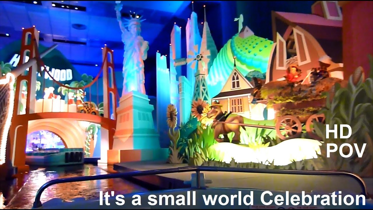 It's a small world Celebration - Holiday HD -Disneyland Paris