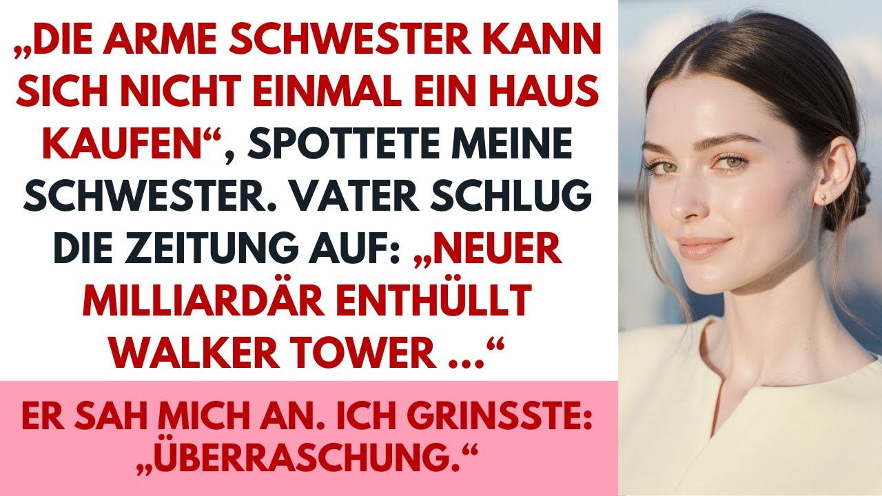 Meine Familie nannte mich &bdquo;die arme Schwester&ldquo; &ndash; bis mein Turm die Skyline der Stadt ver&auml;nderte.