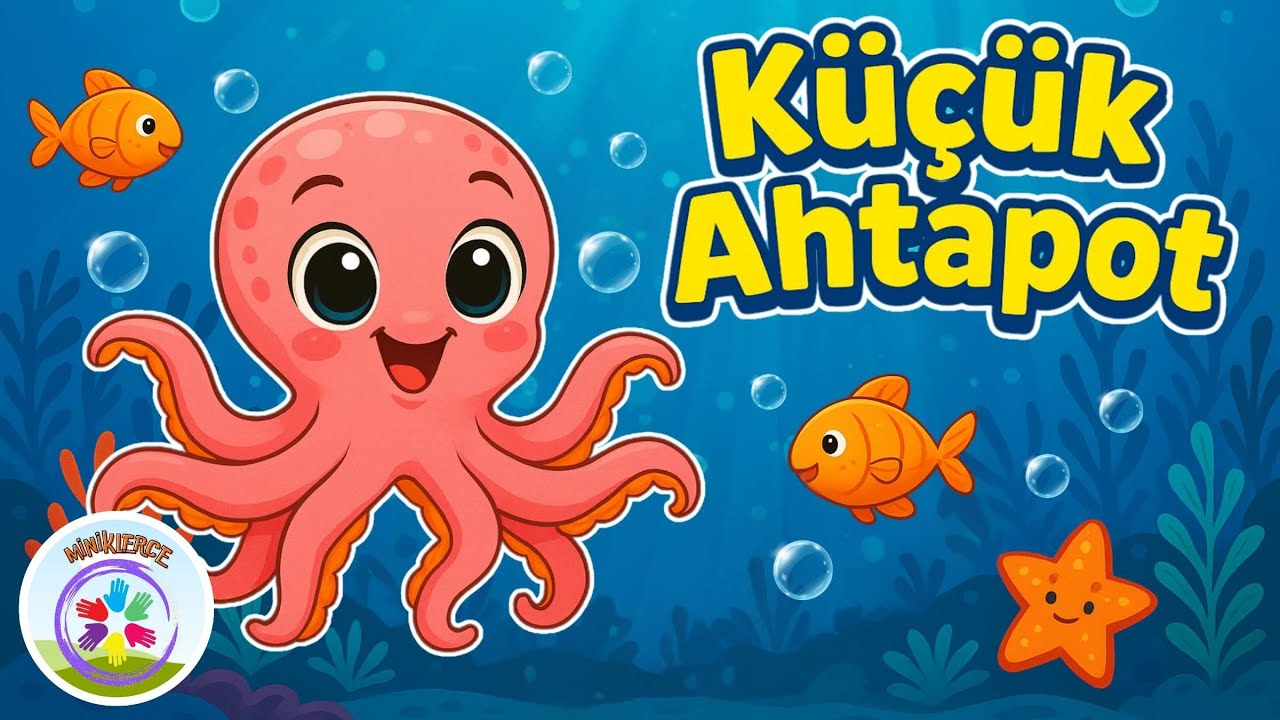 Küçük Ahtapot Şarkısı 🐙 Miniklerce - Eğlenceli Çocuk Şarkısı #çocukşarkıları