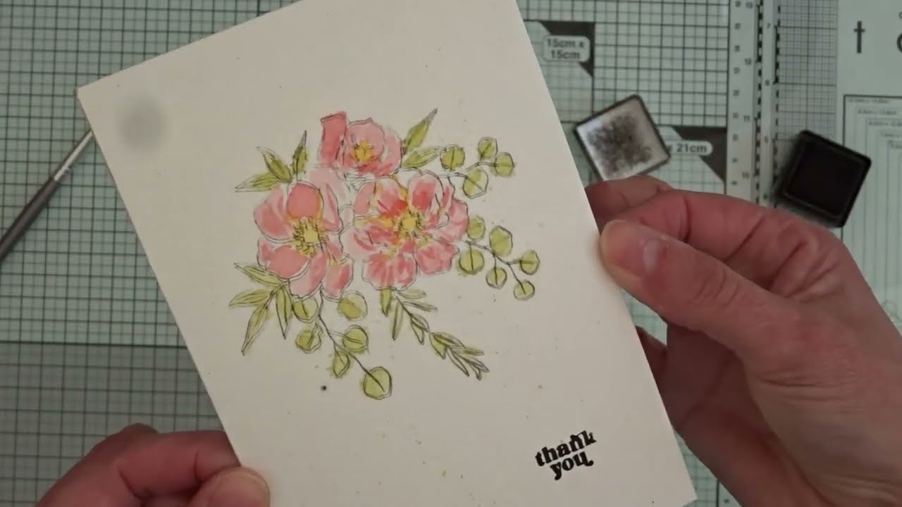 Courrier surprise ALTENEW | WATERCOLOR | astuces pour réencrer la VERSAFINE