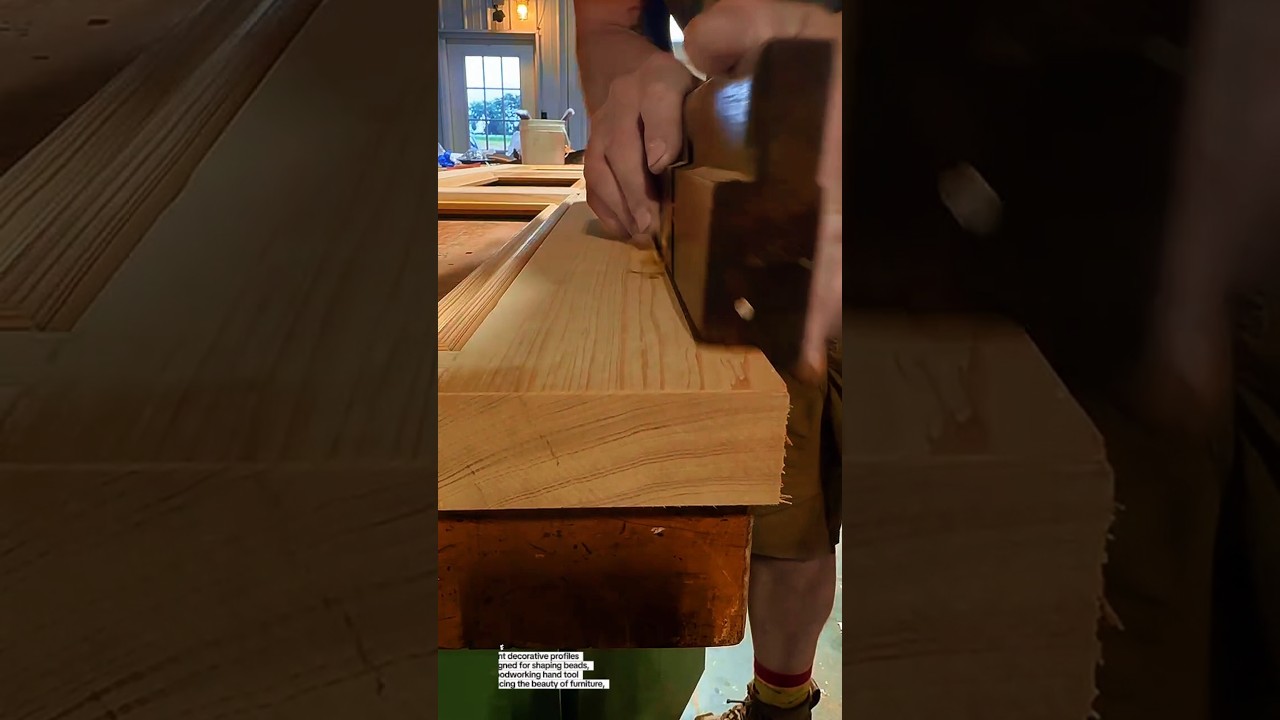 Amazing Wood Molding Plane | Create Beautiful Decorative Wood Profiles! #Shorts