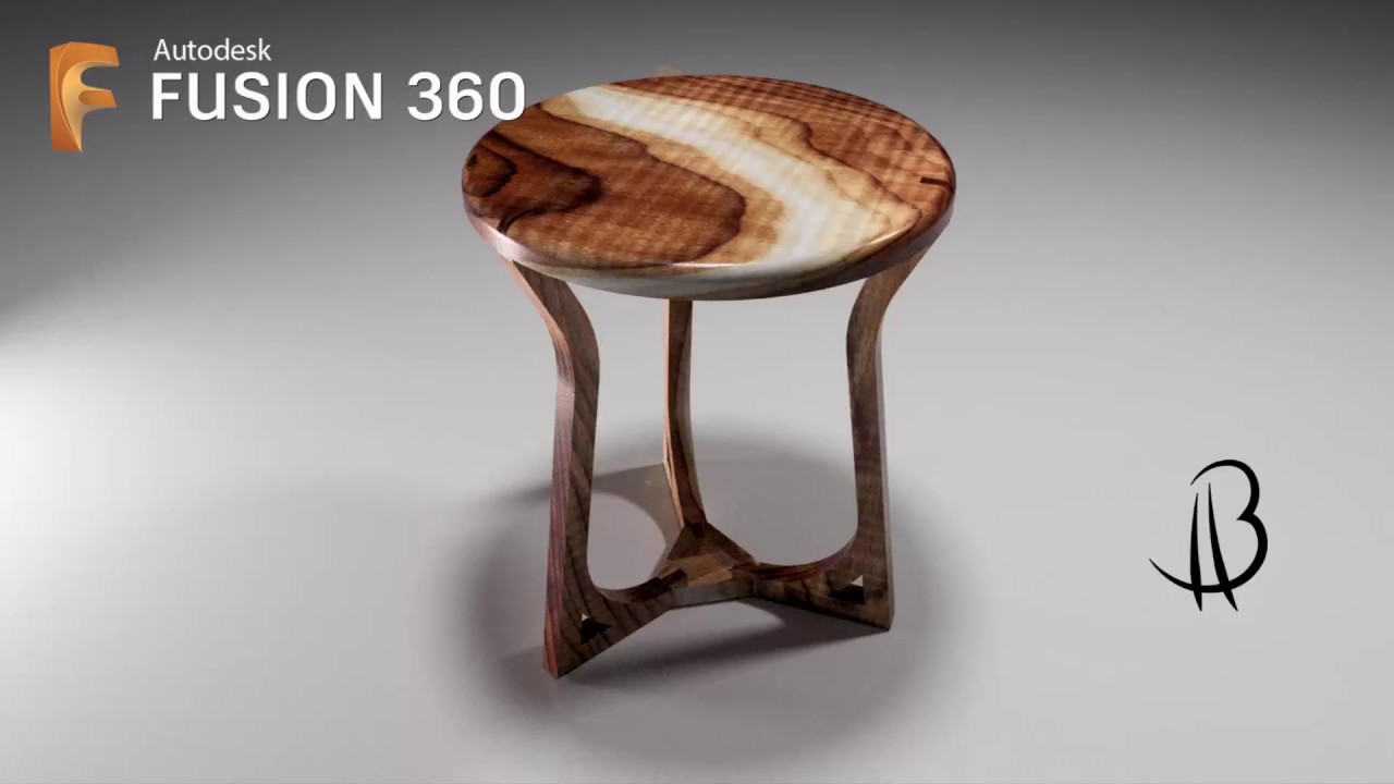 Furniture Design Speedrun 2 - Using Autodesk Fusion 360 - stool