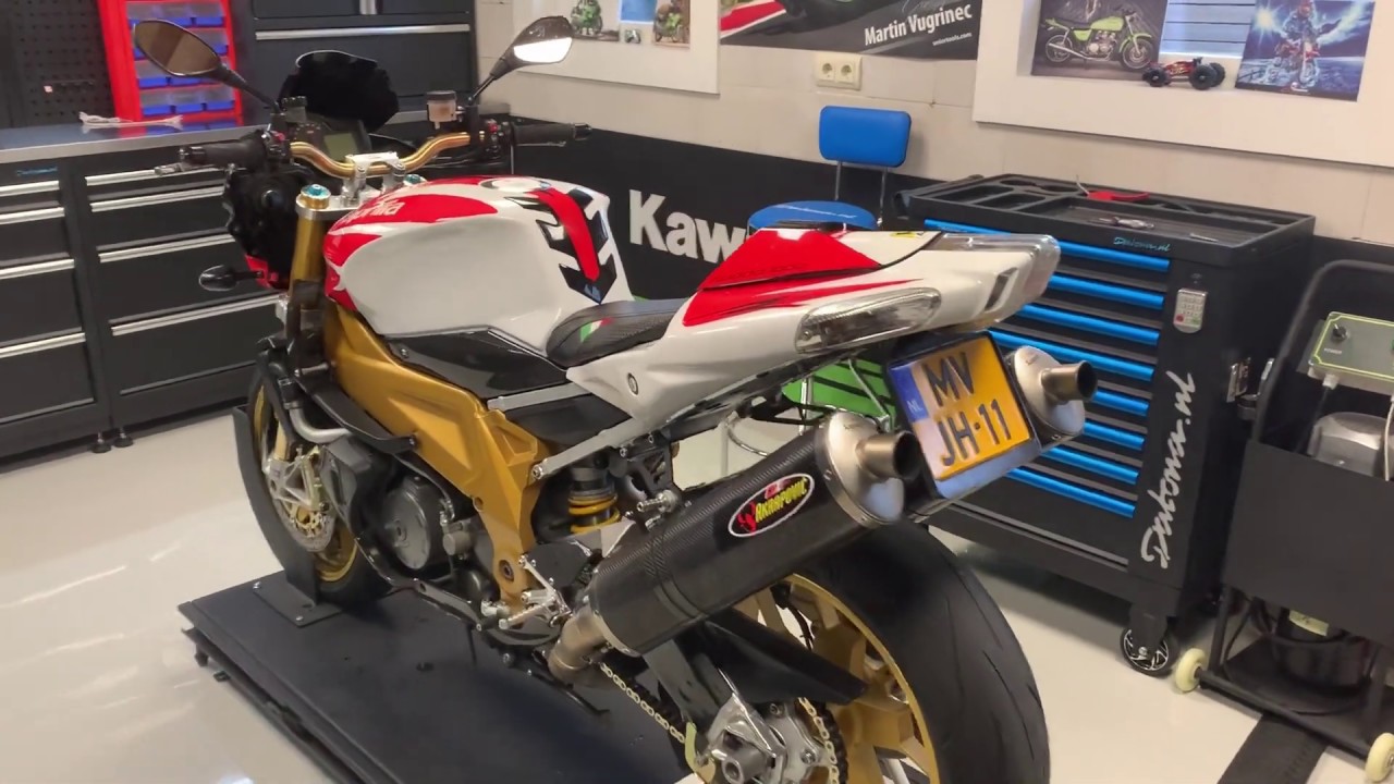 Aprilia Tuono 1000R Factory bij MotorSocial voor groot onderhoud