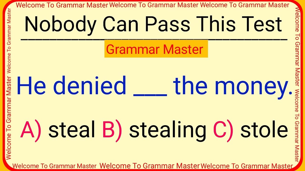 Mixed English Grammar Challenge|⭐ Only Smart People Get Right!
