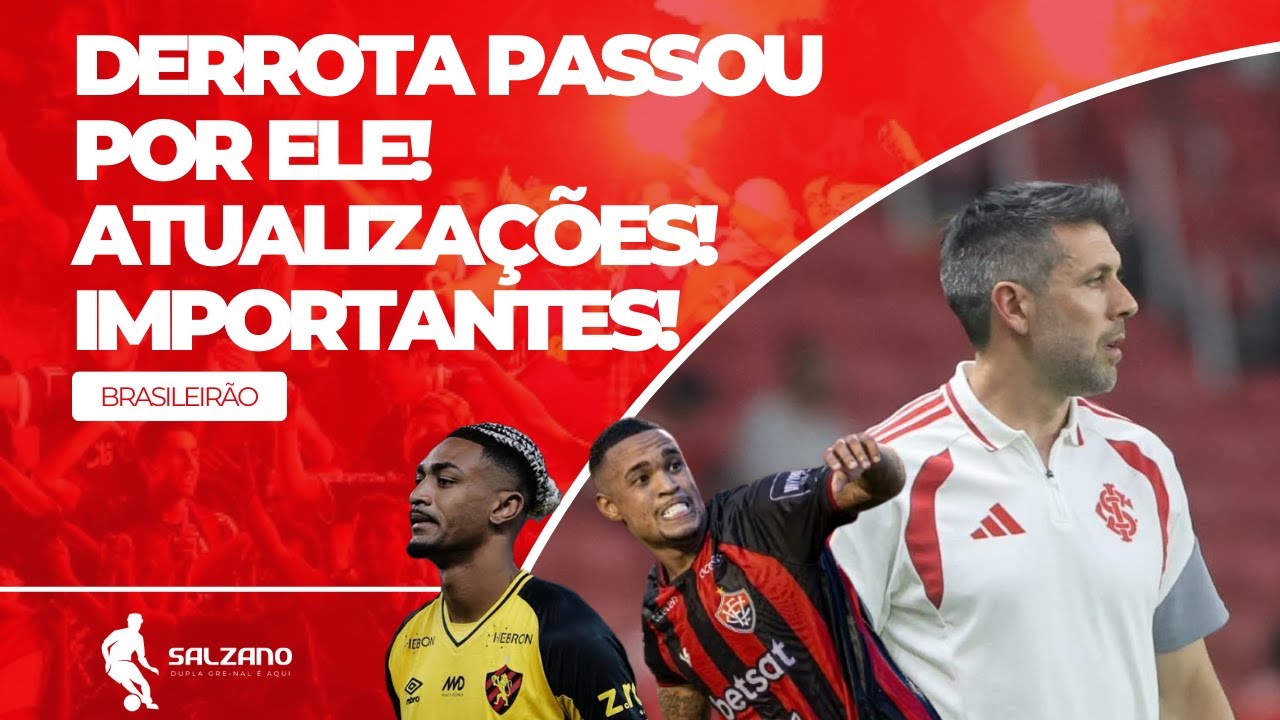 DIRETO DO BEIRA-RIO: INTER 0 x 1 ATHLETICO-PR | PEZZOLANO ERROU! | ALERRANDRO! | DERIK LACERDA...