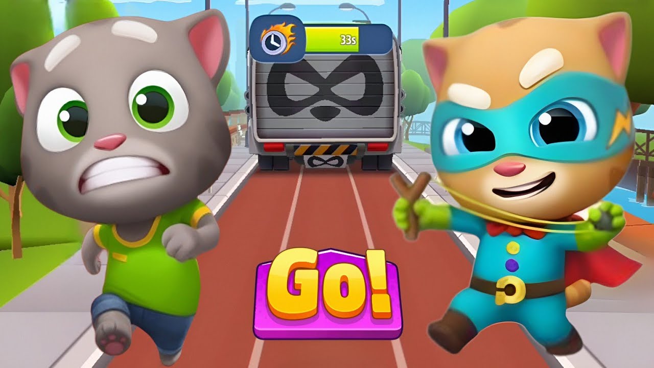 Talking Tom Gold Run vs Talking Tom Hero Dash Ultra Boss | Talking Tom X Super Ginger - New Update 🎯
