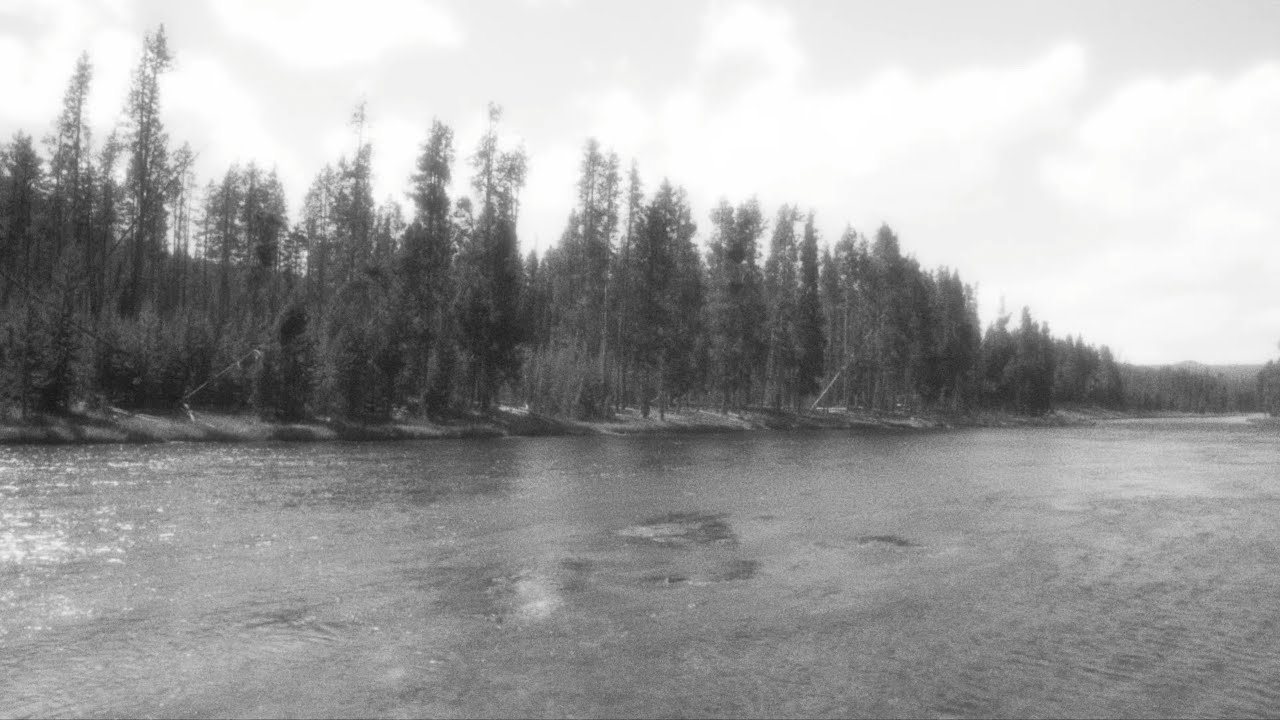 Yellowstone River in Black & White - Ep 1 | Vintage Cinematic Nature Film (Nature Sounds Only)