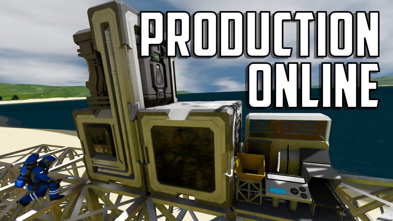Space Engineers - S4E02 'Initial Production Coming Online'