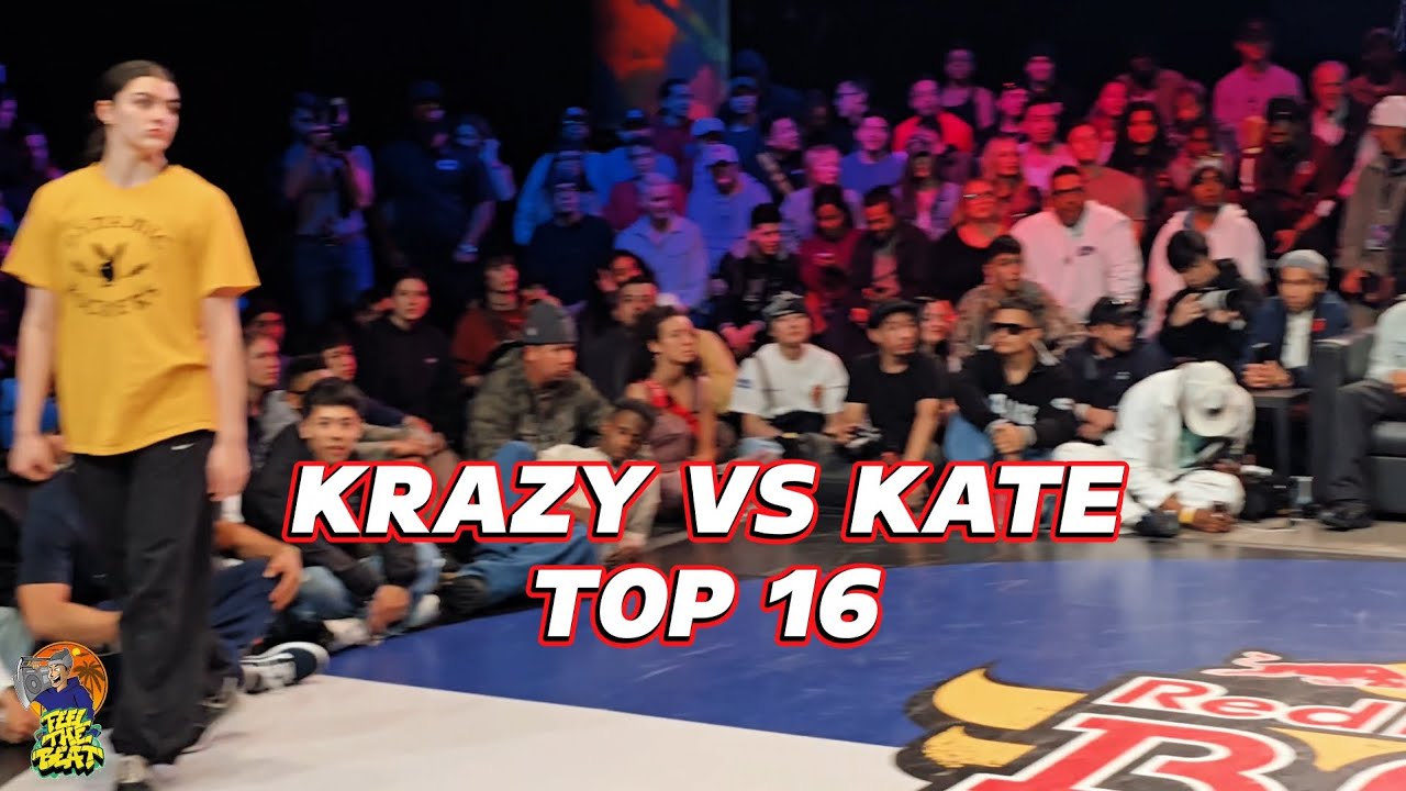 KRAZY VS KATE-RED BULL BC ONE CYPHER USA-BGIRL TOP 16