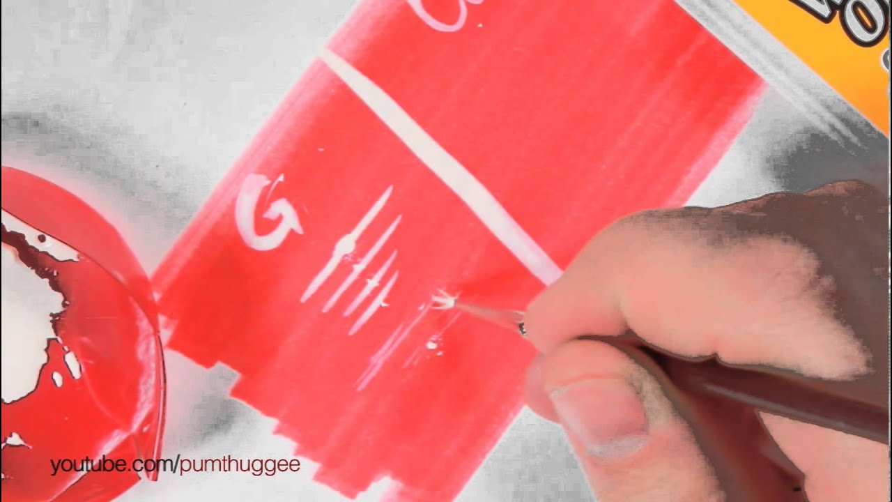 Gouache vs. White Out:  White Highlights for Car Drawings
