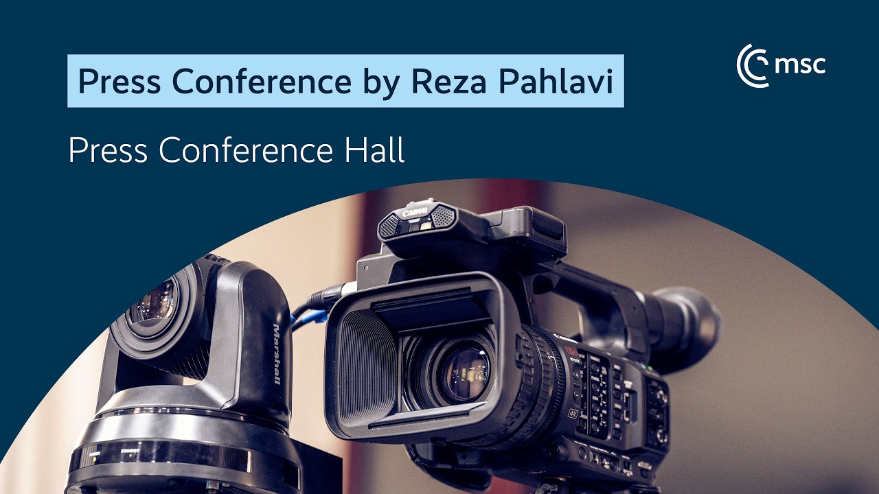 Press Conference by Reza Pahlavi at #MSC2026