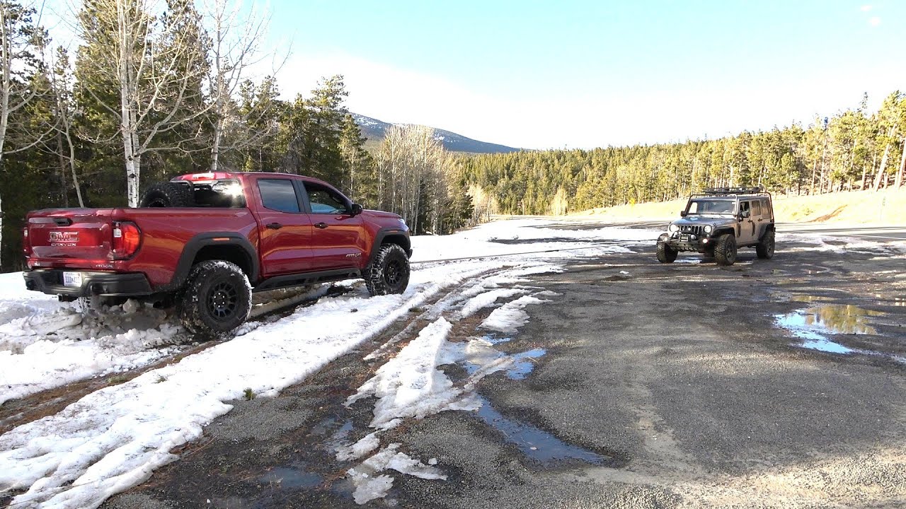 We Buried the 2026 GMC Canyon AT4X in Cement Snow | Here's What Happened