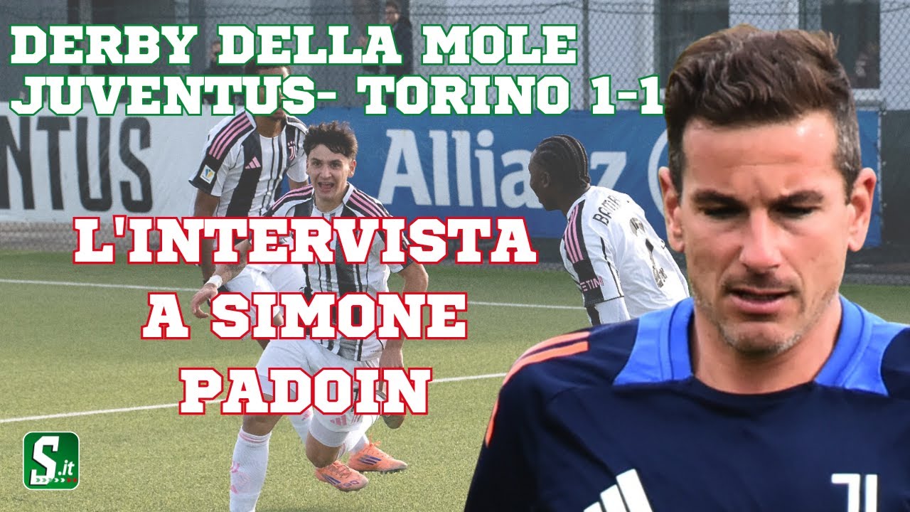 Derby Primavera - Juventus-Torino: L'intervista a Simone Padoin (Allenatore Juventus)