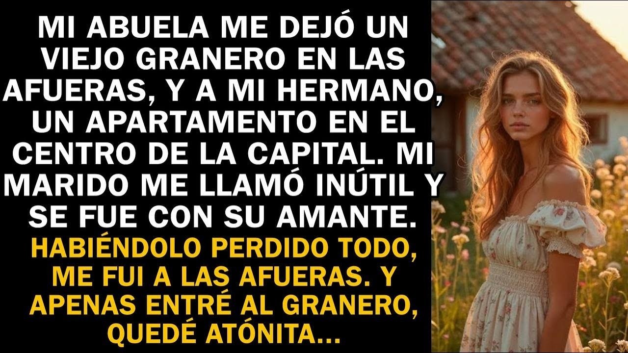 Heredé un granero, lo perdí todo y al entrar… quedé atónita por lo que encontré.