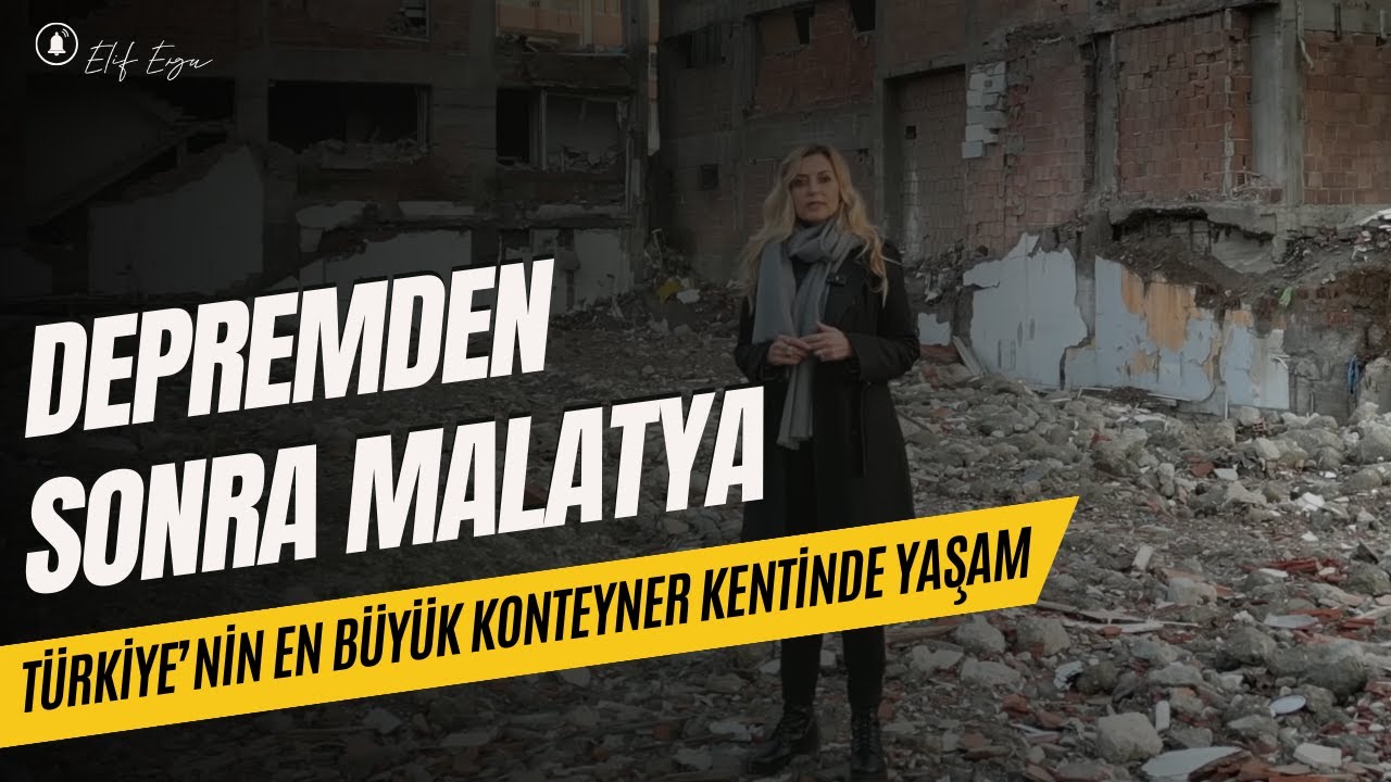 Türkiye'nin En Büyük Konteyner Kentinde Yaşam: Malatya'da Deprem Sonrası Durum