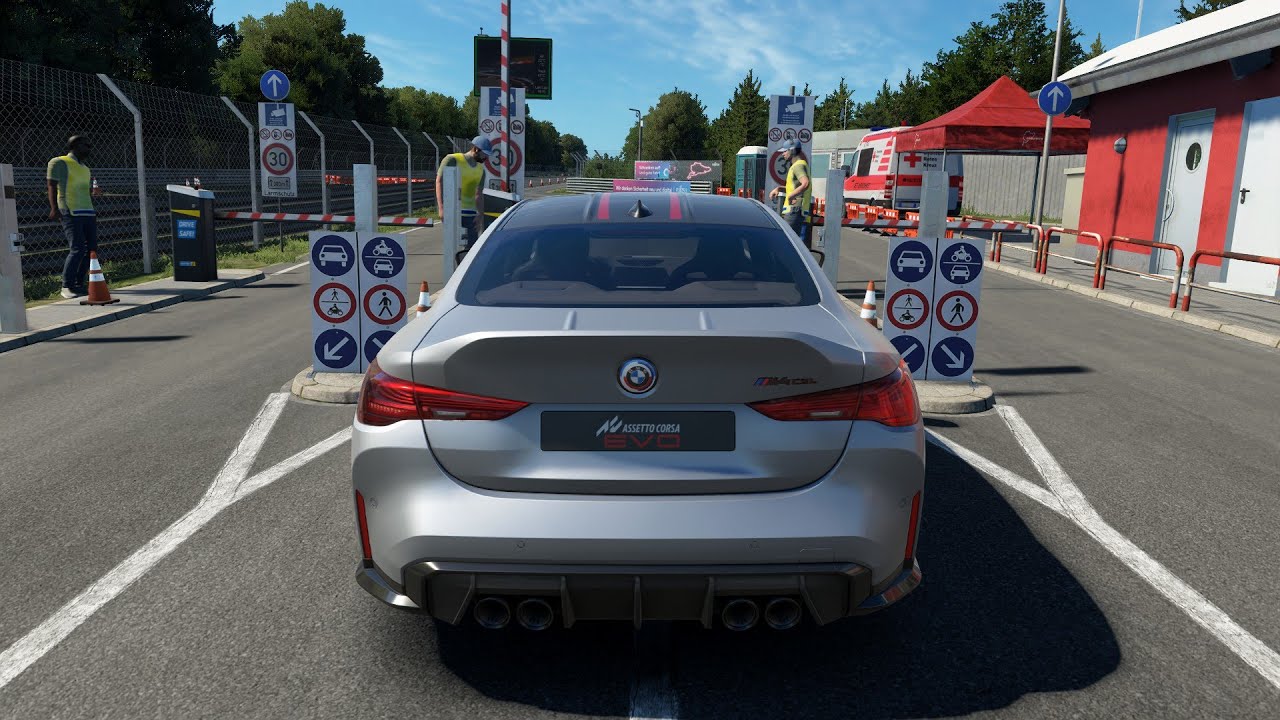 BMW M4 CSL at Nordshleife in Assetto Corsa Evo | Logitech g29 gameplay