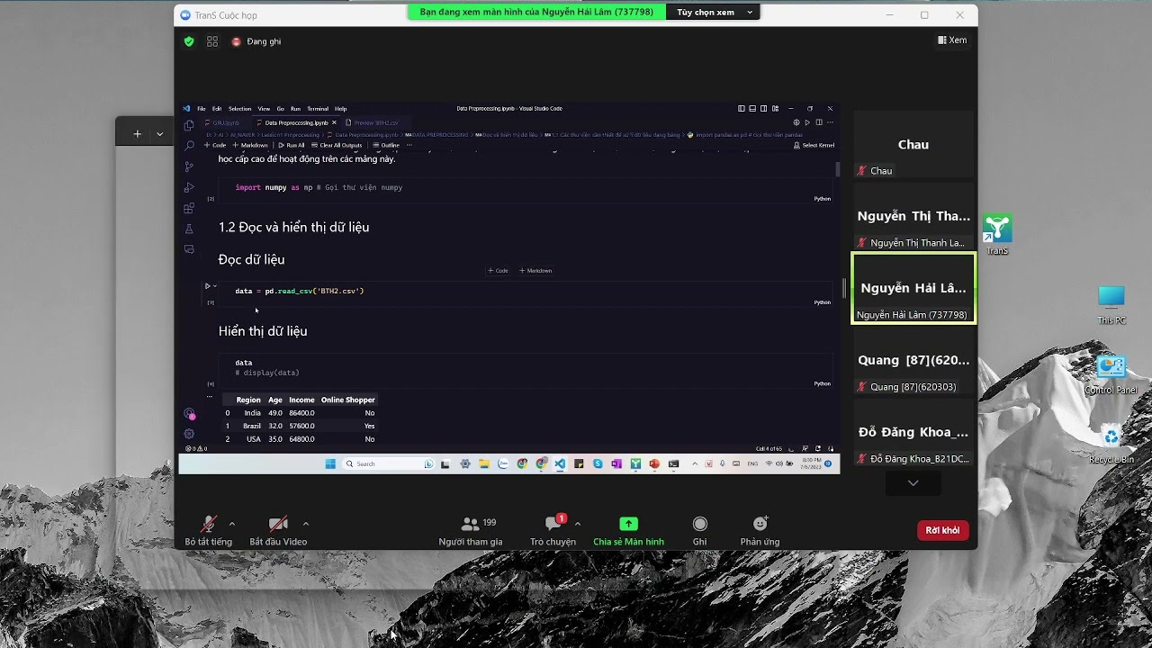 Day 2 - Data Preprocessing 2 | Python for AL | PTIT x SAMSUNG