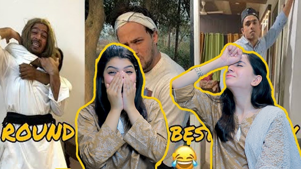 Round 2 Hell Best Comedy video 😂REACTION | Nazim , Wasim , Zayn Funny reels 😂 | ACHA SORRY REACTION