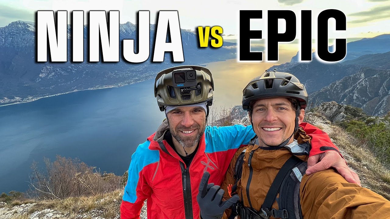 Ninja contro Epico sul vert gardesano
