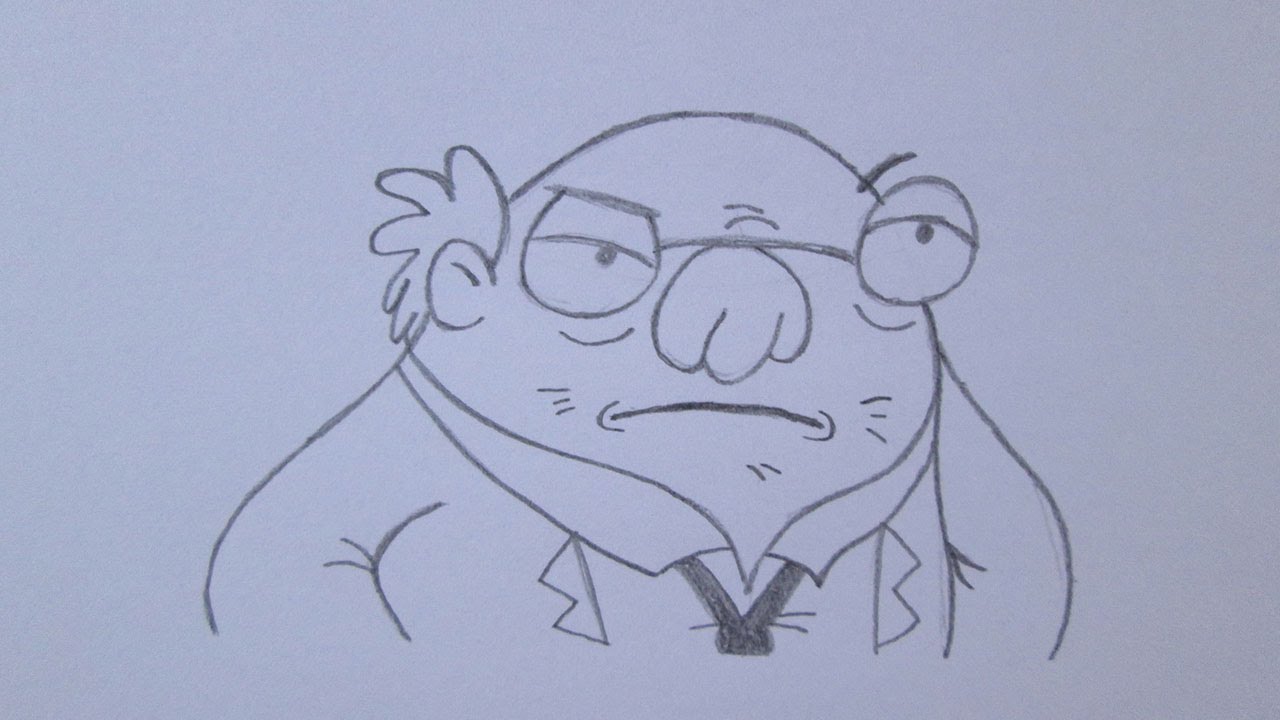 Como desenhar o Dr. Chimpsky de Rocket Monkeys