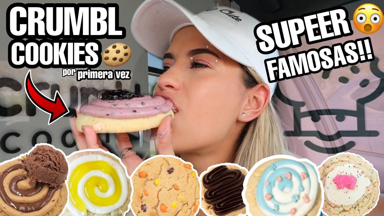24 Horas COMIENDO CRUMBL COOKIES 🍪/ GabyKisses