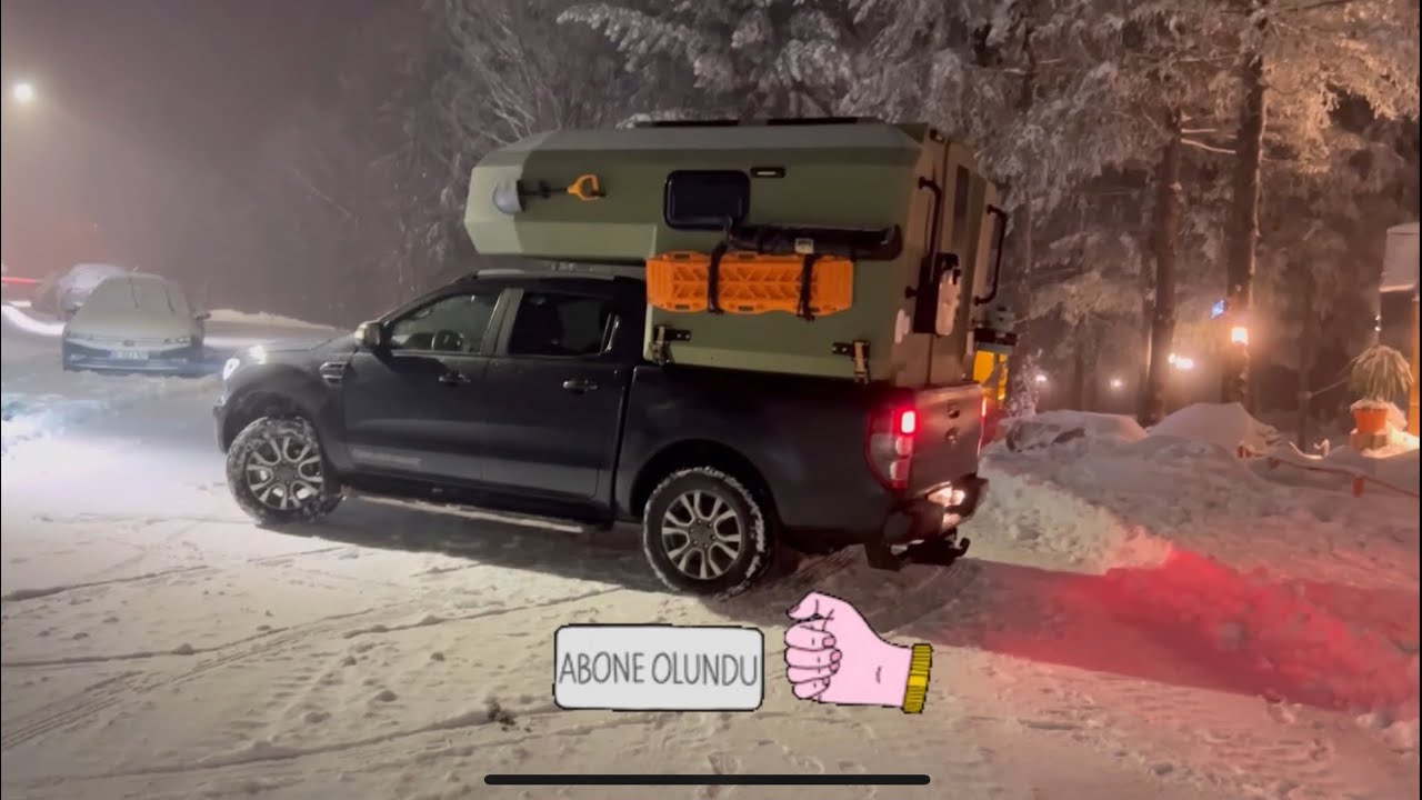 Hotomobil Gladiatör ile Kartepe kampımız, 4x4 Ford ranger karavan