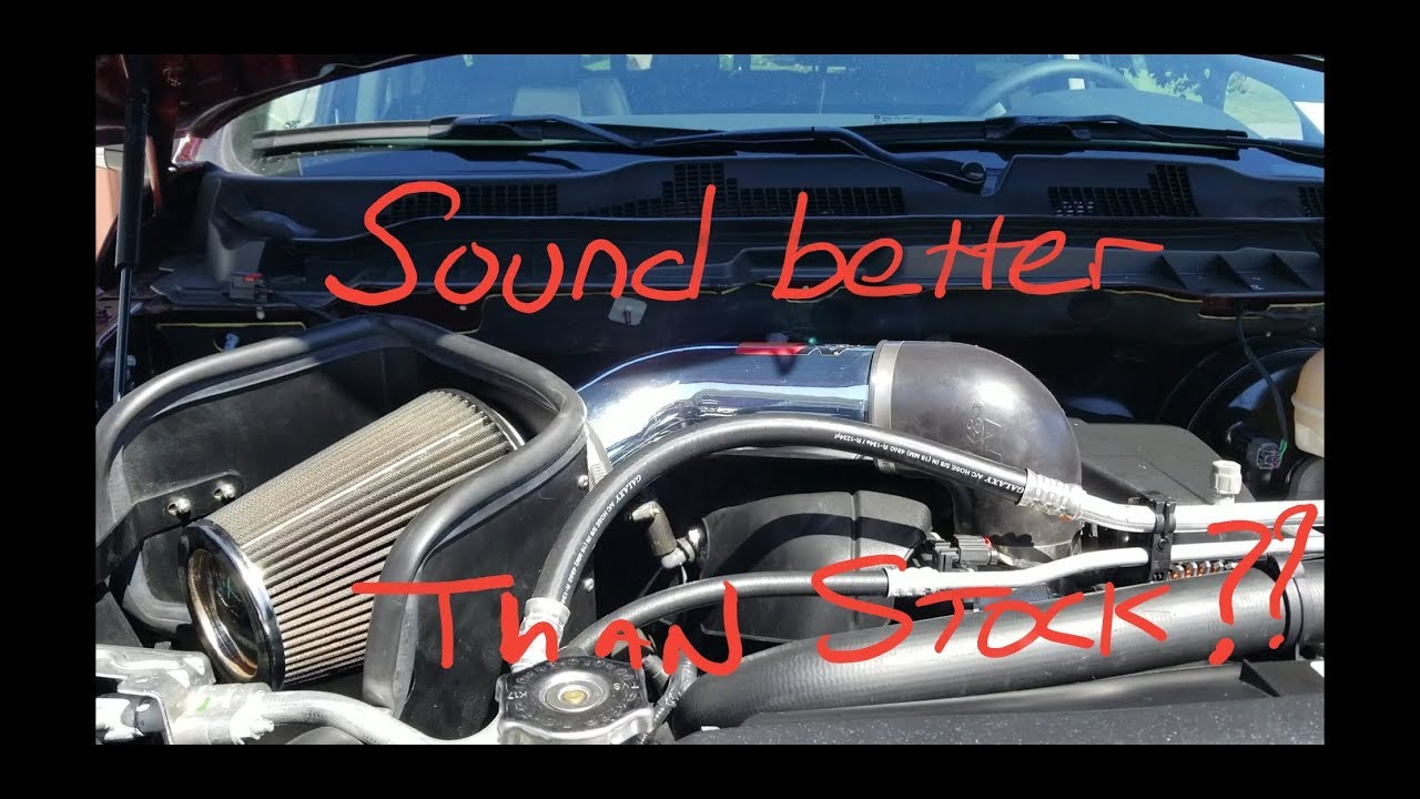 K&N intake 18 Ram Sound better than stock??