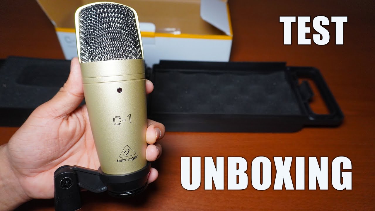 Behringer C1 - UNBOXING - Test de Calidad - En Español - Micrófono Condensador - Prueba de Audio