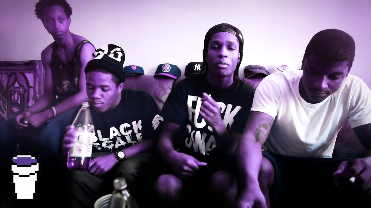 A$AP Rocky - Purple Swag (Chopped + Screwed Music Video)