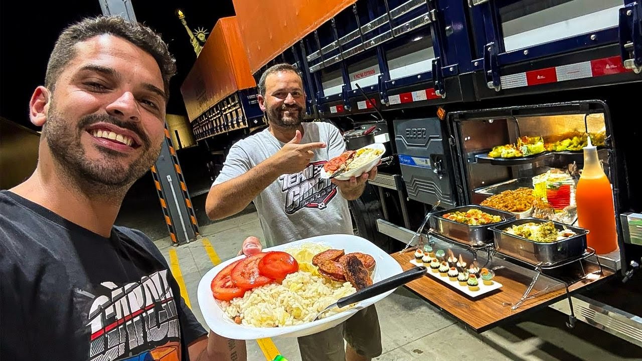 PRIMEIRA JANTA NA COZINHA DO RODOTREM 😂 CHEF DE COZINHA