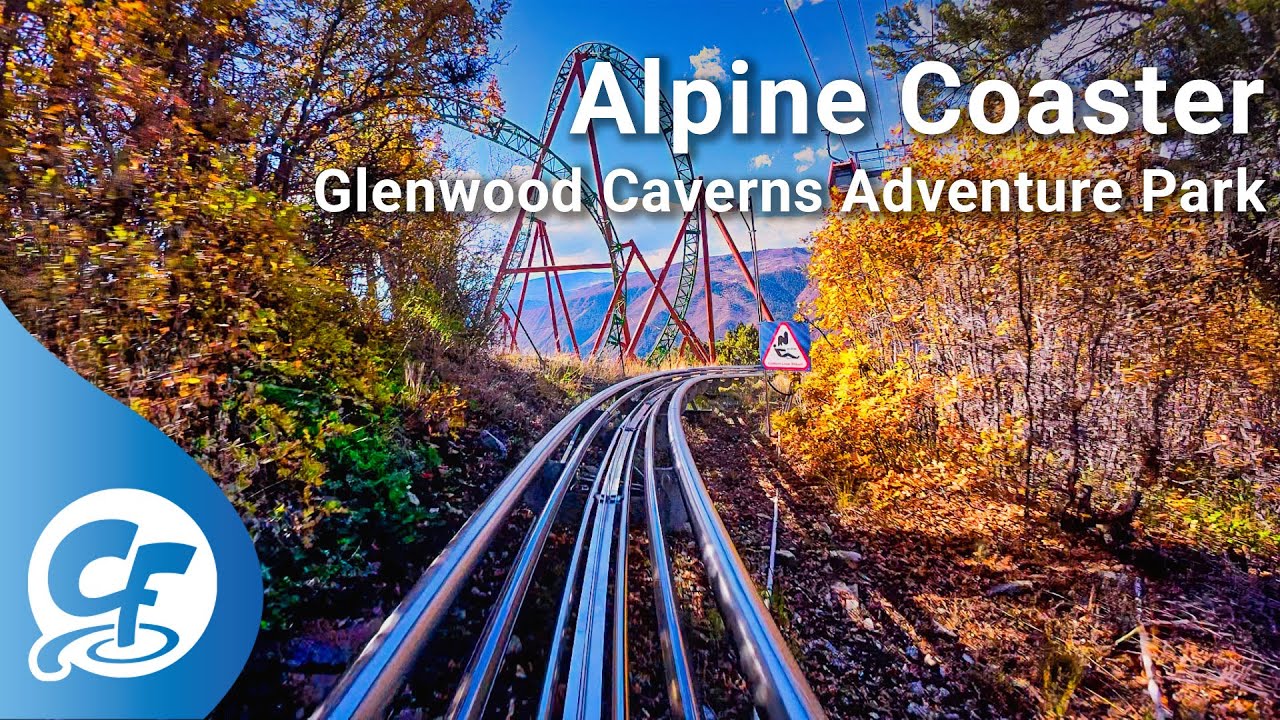 Alpine Coaster on-ride 4K POV Glenwood Caverns Adventure Park