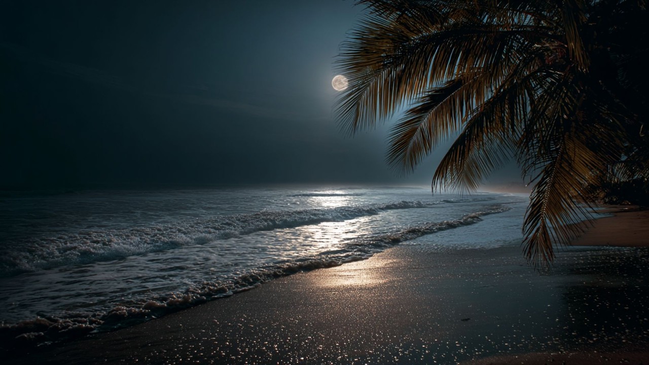 Dark Ocean Waves at Night &mdash; Steady, Continuous Sound for Deep Sleep (No Music &bull; 8 Hours)