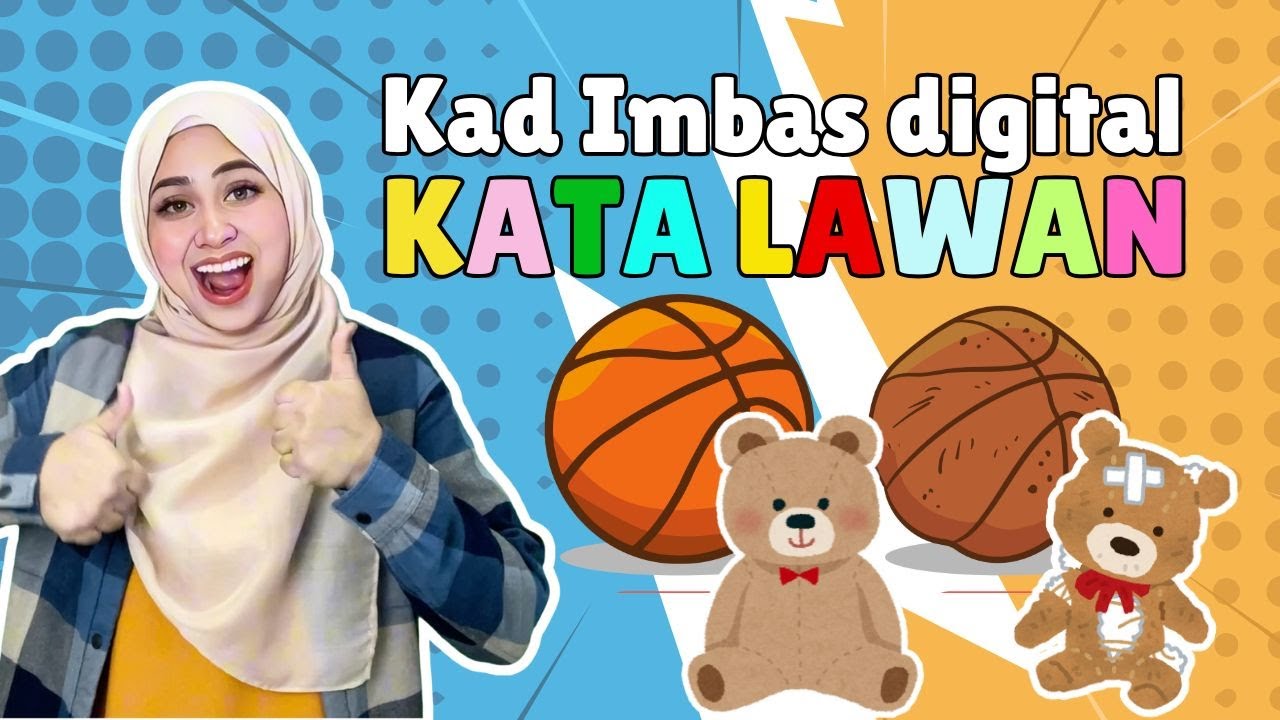 📚 Belajar Kata Lawan! | Opposites dalam Bahasa Melayu untuk Kanak-Kanak Pra Sekolah | Kak Tisha