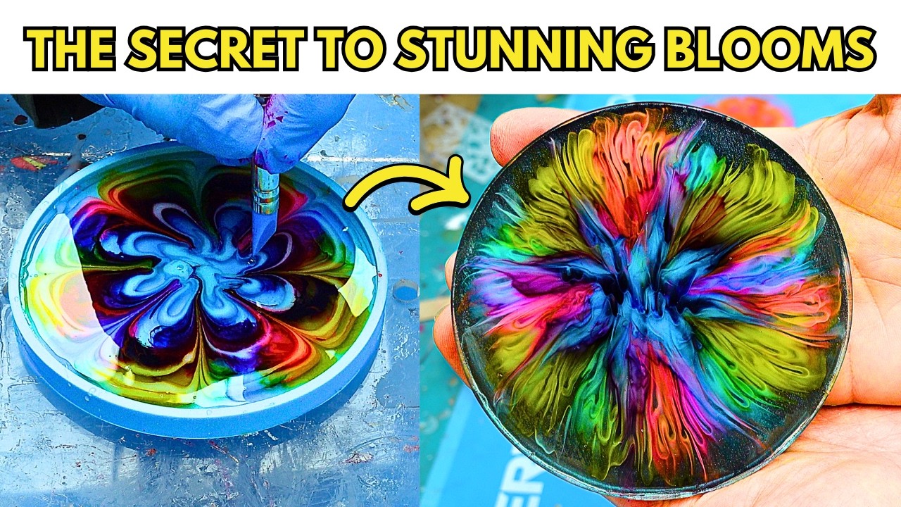 The Secret to Perfect Resin Flower Blooms—Must Watch