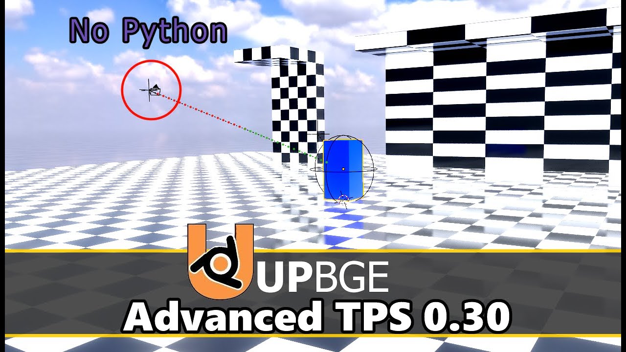 How to Make a TPS Camera Collider UPBGE 0.30