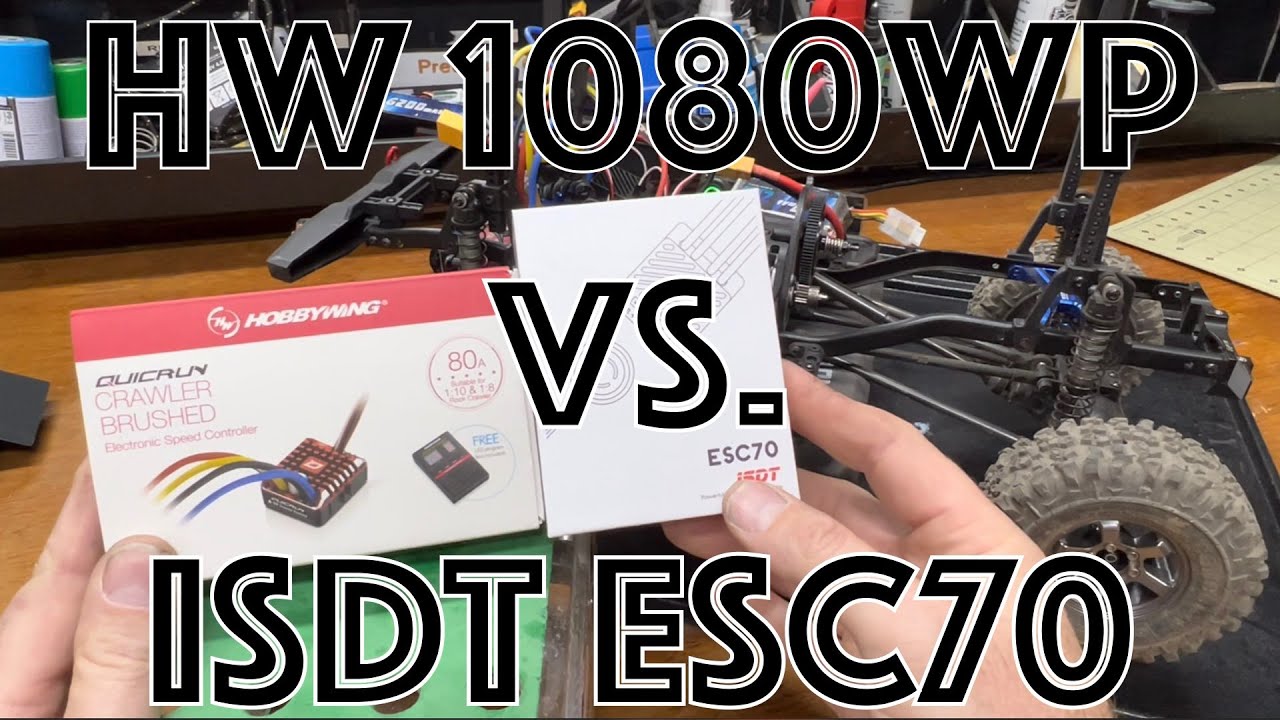 Crawler Canyon Compares: HW 1080WP vs. ISDT ESC70