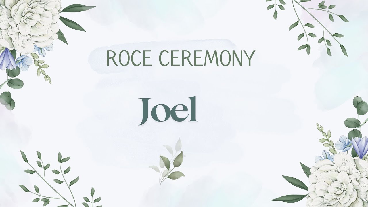 ROCE CEREMONY OF JOEL || TRADITIONAL CEREMONY