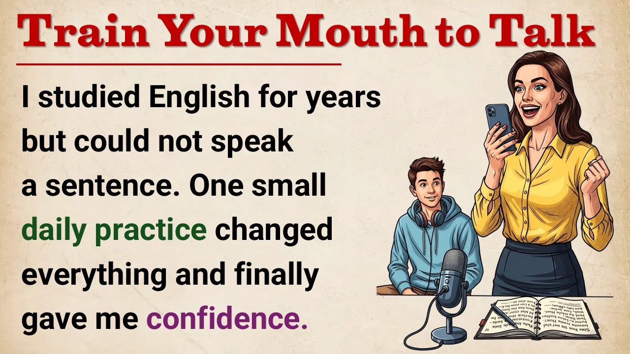 Learn English With Story 🔥 Train Your Mouth to Talk | Level 3 English Listening Practice