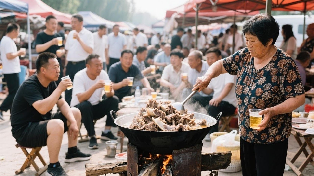 Bữa sáng ở Sơn Đông hoang dã thế nào? Trứng dê lạnh ăn kèm bánh bao hấp.