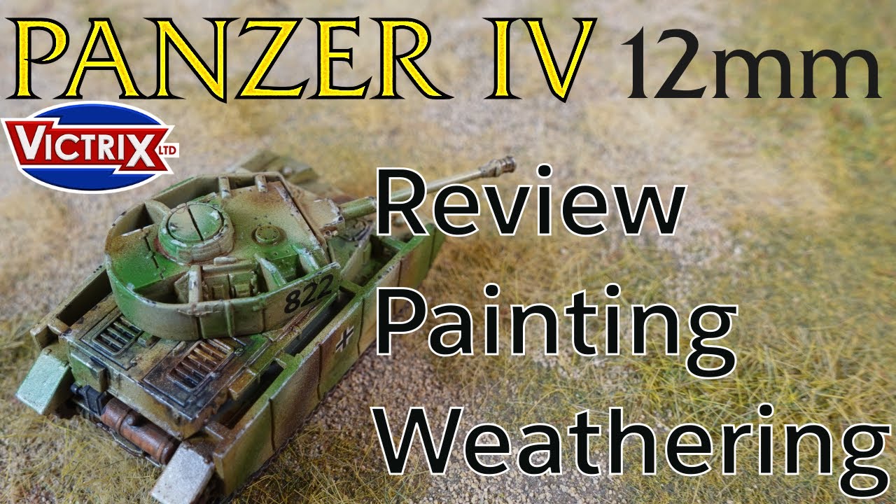 Review Airbrushing, Painting and Weathering a 12mm model Panzer IV Tank