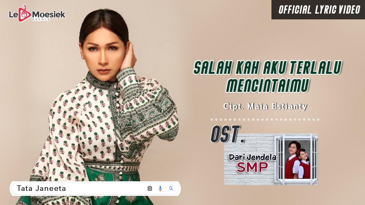 Tata Janeeta - Salahkah Aku Terlalu Mencintaimu (Official Lyric Video) 