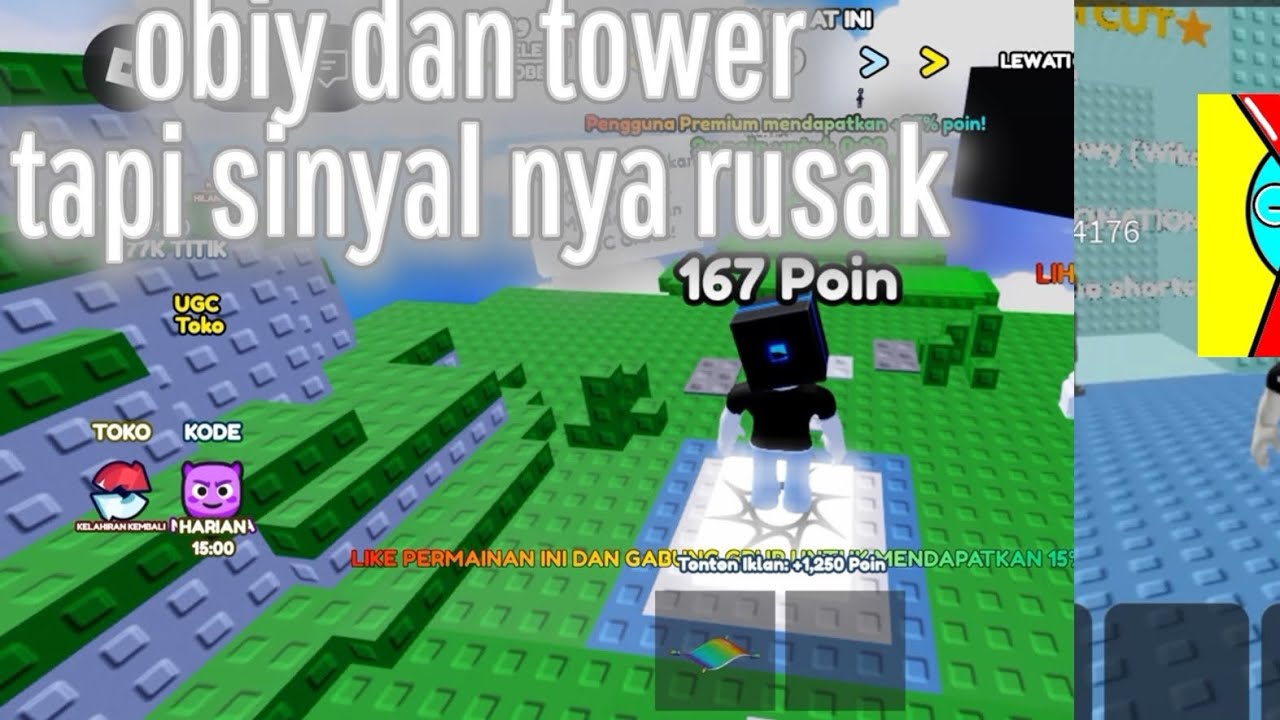 ketika main tower tapi sinyal nya hilang waduh susah