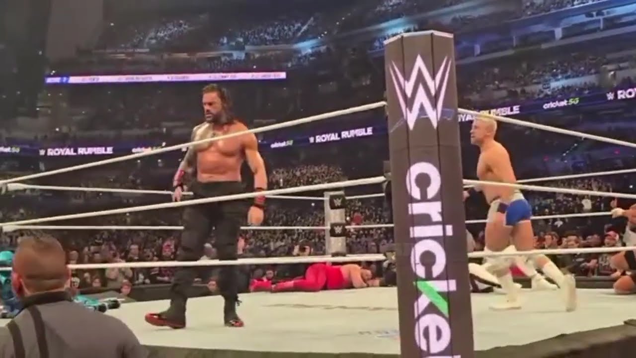 WWE 9 February 2026 Roman Reigns vs CM Punk for wwe title Guest Referee Triple H Full Highlights HD